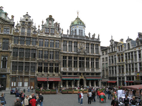 Guild Houses in Brussels Belgium