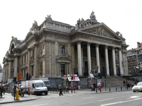 La Bourse in Brussels Belgium - Brussels Stock Exchange