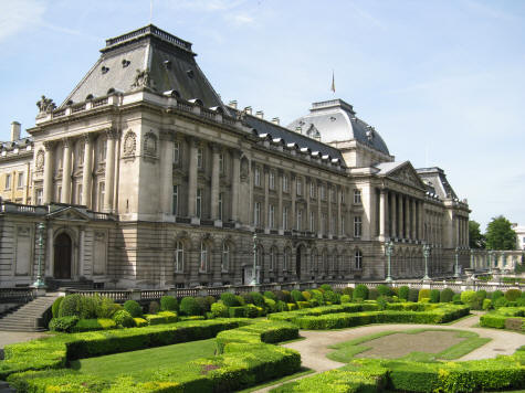 Royal Palace in Brussels Belgium (Palais Royal)